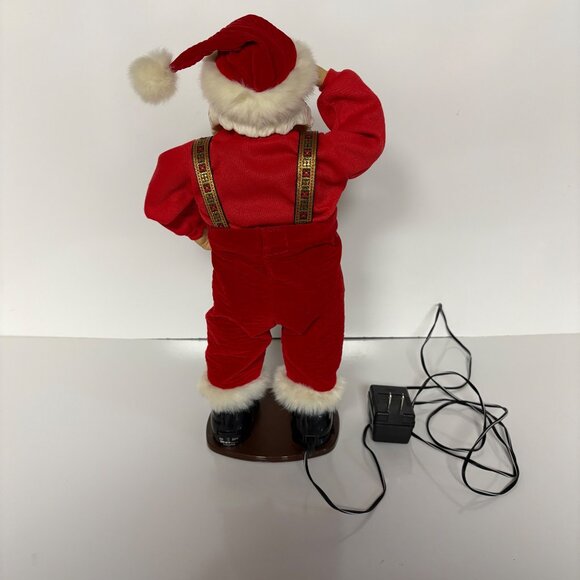 Jingle Bell Rock Santa Sings Dances Christmas Decoration 1998 VTG Tested Works - Picture 4 of 8